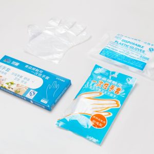 PE Disposable Gloves (Boxed, Hanging Bagged, 100-Piece Pack, Simple Packaging)